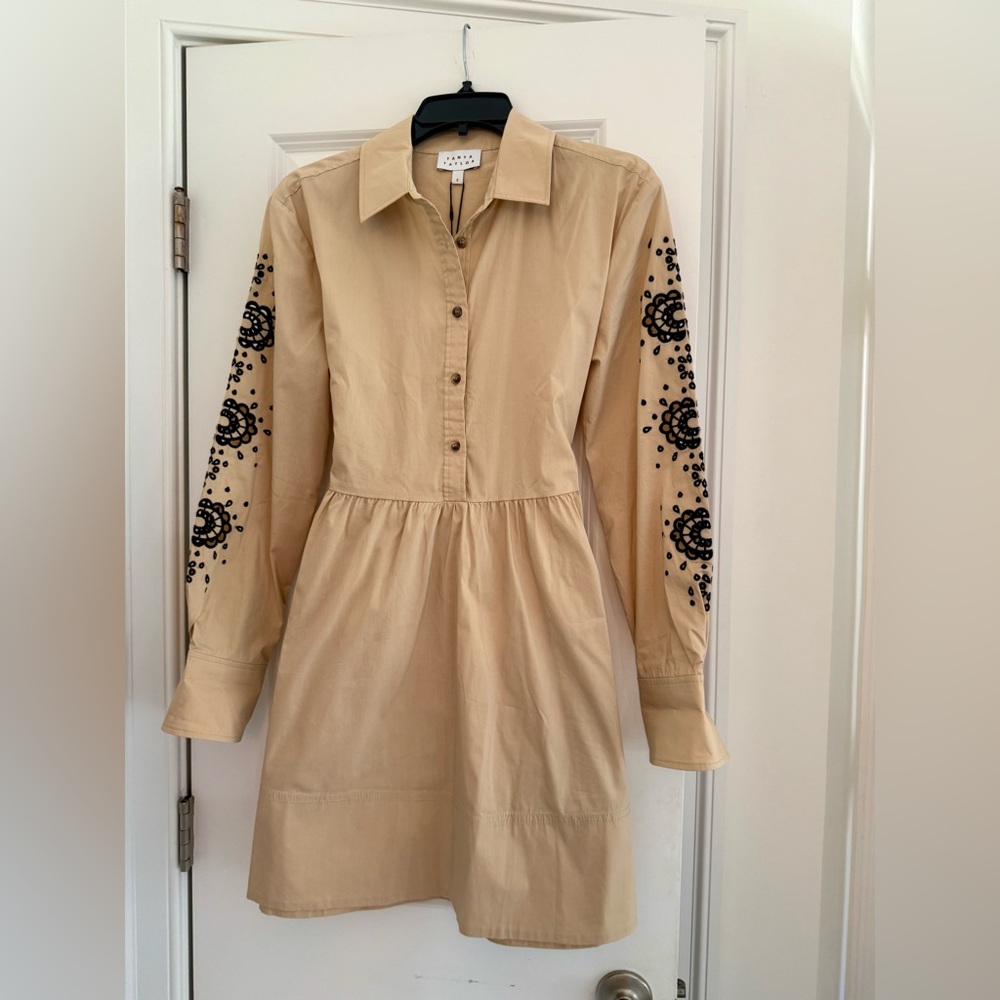 Tanya Taylor Maddy Embroidered dress